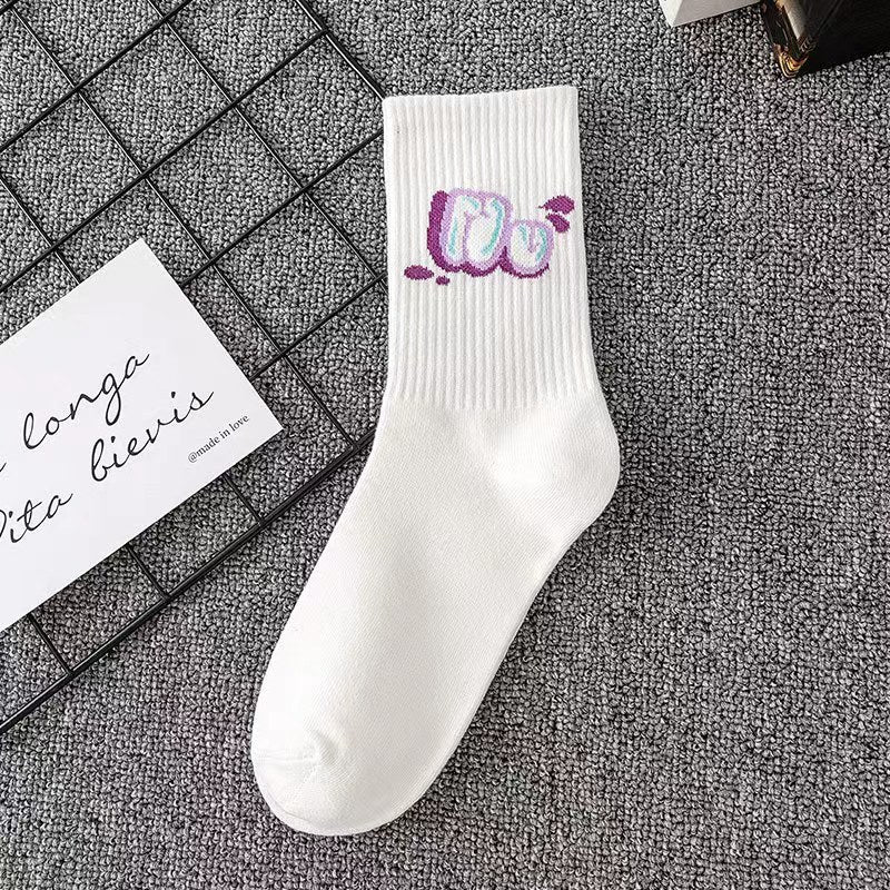 Women's Sports Tube Socks Cotton Socks Japanese Style