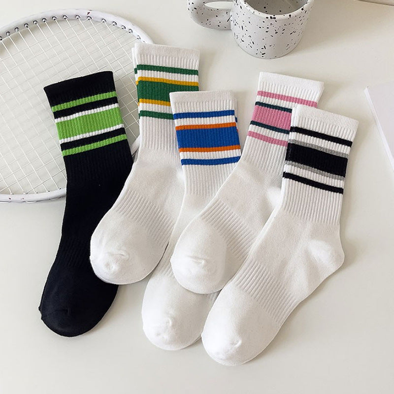 Women's Sports Tube Socks Cotton Socks Japanese Style